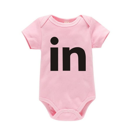

MANHUJI 3-6 Month Girl Clothes Cute Baby Crawler Twin Alphabet Crawler Pure Cotton Baby Crawler Alphabet Twin Printed Twin Baby Jumpsuit Preemie Clothes Boys 0-3 Months Baby Girl Clothes (F 9M)