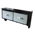 thumbnail image 4 of Danya B. Entryway Storage Wall Shelf with Canvas Bins and Hooks, 4 of 4