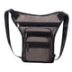 thumbnail image 3 of Mochila cruzada de tela Oxford con correa para la pierna para hombres y mujeres Caqui, 3 of 9