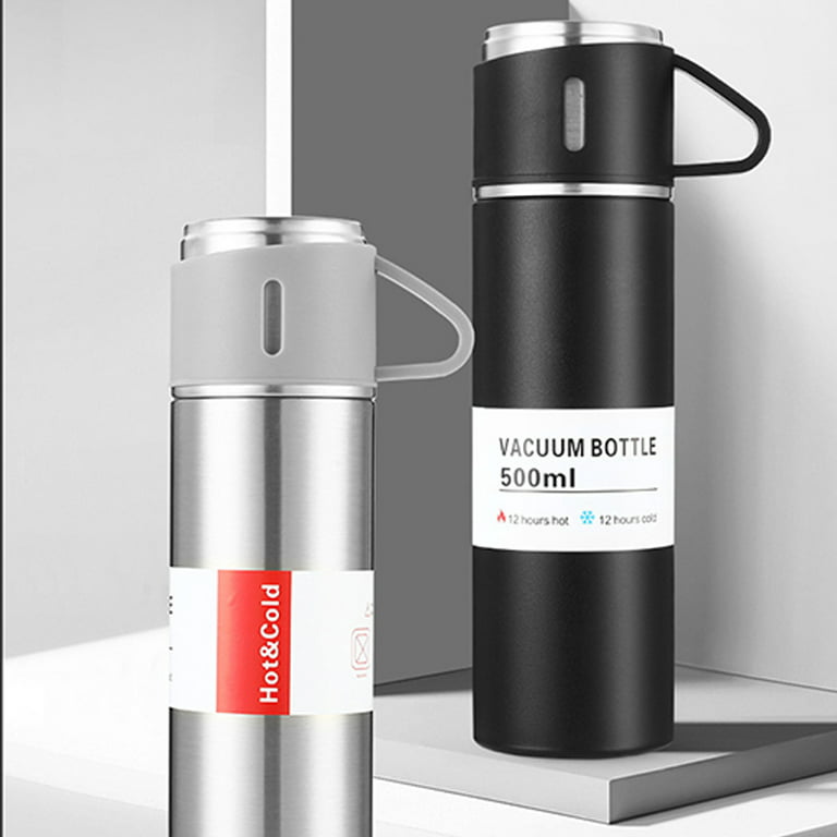 2 Stainless Steel Vacuum Flask Bottle Thermos Hot Cold Tea Coffee Insulated  12oz, 1 - Pick 'n Save
