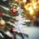 thumbnail image 1 of Fiudx Ofertas y liquidaciones Árbol de Navidad, decoración de hierro, adornos de copos de nieve, colgantes, decoración de escenas de ambiente navideño, 1 of 6