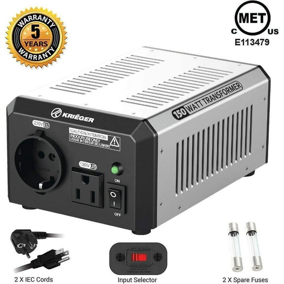 ULT150 Krieger 150 Watt Voltage Transformer / Converter