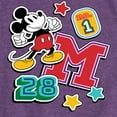 thumbnail image 3 of Disney - Mickey Mouse - Stitched Patches - Toddler & Youth Girls Short Sleeve Graphic T-Shirt, 3 of 5