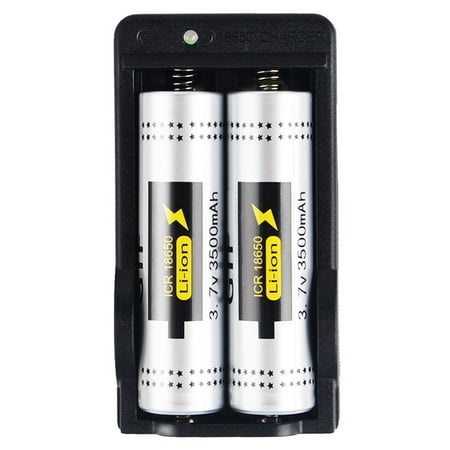 Soonbuy 3.7V 18650 LED Flashlight 3500mAh Li-ion Rechargeable Battery 2pcs For Flashlight Torch and
