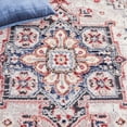 thumbnail image 6 of SAFAVIEH Luna Damri Oriental Area Rug, Beige/Black Rust, 6'7" x 6'7" Round, 6 of 8