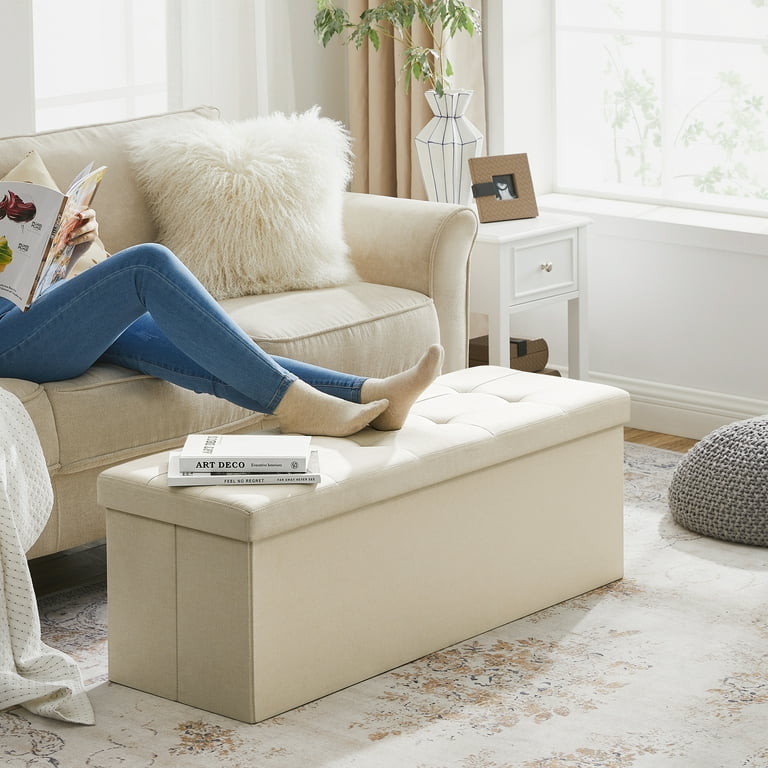 Songmics storage 2024 ottoman bench