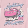 thumbnail image 3 of Cars - Lightning McQueen Motorcross Girls' Fitted Short Sleeve Graphic T-Shirt, 3 of 5