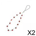 thumbnail image 1 of Correa para dijes de teléfono,Correa para dijes de teléfono con cuentas Correa para muñeca Cordón para muñeca Cartera,Correa para muñeca Cadena Accesorios para pulsera Llavero,Cartera, 1 of 8