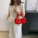thumbnail image 3 of Bolso de hombro para mujer Cloud Underarm plisado Casual Tote Bolsos sólidos Rojo Sywqhk Para Estrenar, 3 of 5