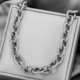 thumbnail image 4 of Stainless Steel Curb Cuban Style Chain Necklace, 4 of 4