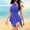 Blue, variant on Drppepioner Women Zippe Irregular Sleeveless Jumpsuit Shorts Romper Bodysuit White
