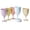 D, variant on 6PCS Easter Colorful Plastic Wine Goblets, Pearlized Stemmed Cocktail Cups for Party and Home Bar, Festival Drinkware Random Color, 380ml