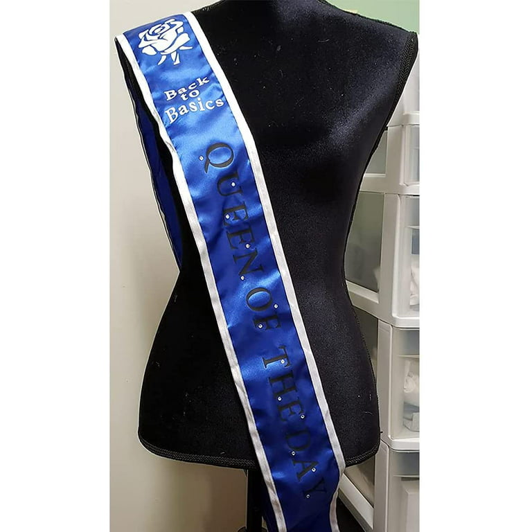 FAKILO Blue Satin Ribbon 6 Inch x 22 yd Wide Thick Ribbon for a Grand  Opening Business Ribbon Cuttings Ceremony Bow Wedding Chairs Party  Christmas