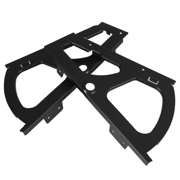 2 Pcs Shoe Rack Hinges Turntable Accessories Single-layer Black