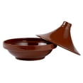 thumbnail image 6 of Terra Tek 26 oz Terracotta Tagine Pot - Glazed Interior, Oven-Safe, Microwave-Safe - 9'' x 9'' x 6 1/2'' - 1 count box, 6 of 10
