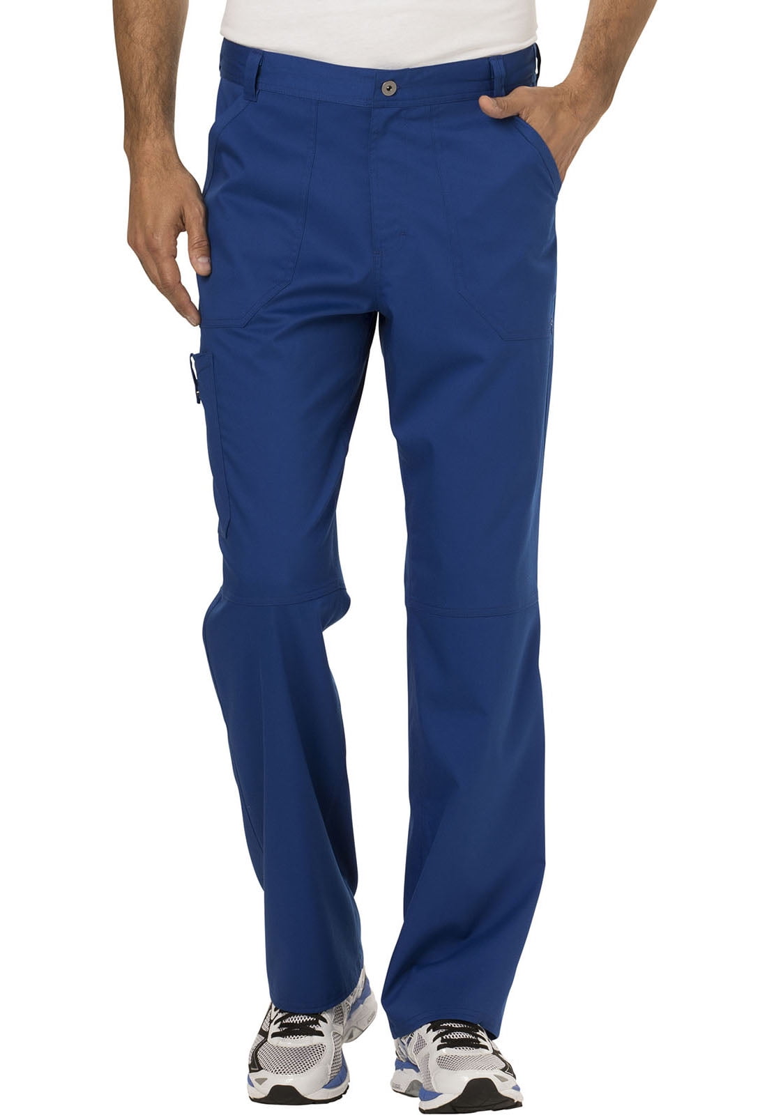 Cherokee Scrubs Petite Women's Cargo Pants 21100P Galaxy Blue GABV Luxe Jr Fit 