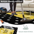 thumbnail image 5 of Yellow Bees Outdoor Rug for Patio/Deck/Porch, Non-Slip Large Area Rug 3 x 5 Ft, Spring Summer Watercolor Honey Textured Indoor Outdoor Rugs Washable Area Rugs, Reversible Camping Rug Carpet Runner, 5 of 8