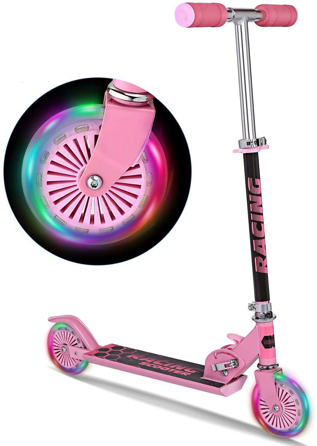 Details about   Kids Scooter Deluxe for Age 3-8 Adjustable Kick Scooters Girls Boys 2  B s h 82 