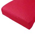 thumbnail image 4 of Acolchado Spandex Elástico para Decoraciones Interiores Comedores - Rojo Sunnimix Cubierta de asiento de silla de comedor, 4 of 6
