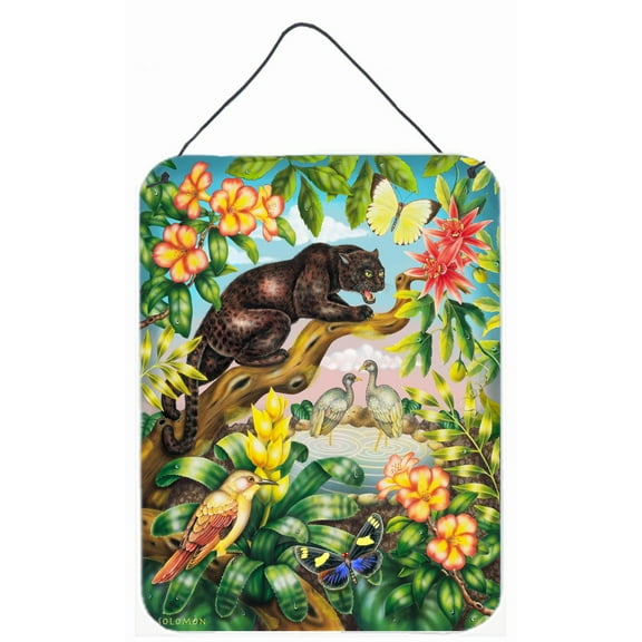 Carolines Treasures PRS4011DS1216 King of the Jungle Wall or Door Hanging Prints 12x16 multicolor