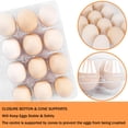 thumbnail image 4 of Cartones de plástico para huevos ZHIGLMYD, paquete de 100 unidades, 12 unidades, reutilizables, 4 of 7