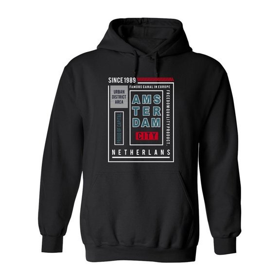 Amsterdam Freedom Quality Hoodie Men -Image by Shutterstock, Male 3X-Large