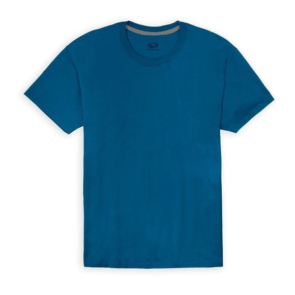 Playera Fruit Of The Loom para Hombre, Manga Corta Lisa Azul Talla G