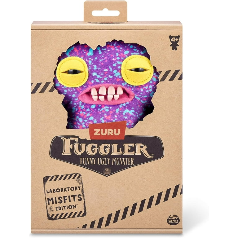 Fuggler Laboratory Misfits Plush, Funny Ugly Monster, Purple