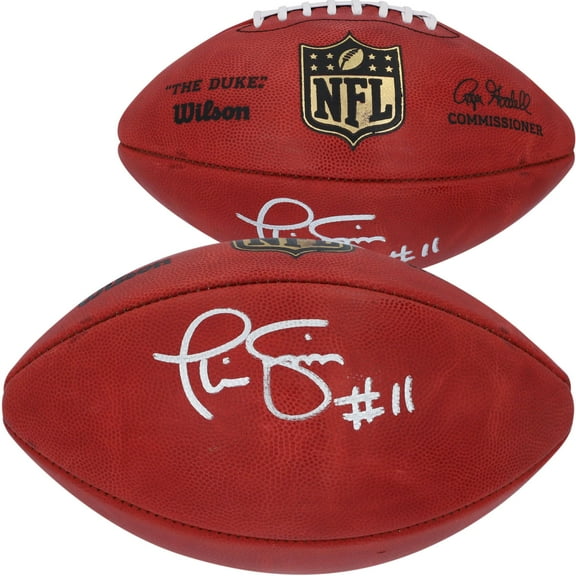 Phil Simms New York Giants Autographed Wilson Duke Pro Football - Fanatics Authentic Certified