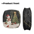 thumbnail image 2 of HELLHERO Snowman Backrest Covers and Back Rest Covers for Unisex Stain Proof for Machine Washable, 2 of 7