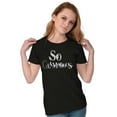 thumbnail image 4 of Cute So Glamorous Fashion Attitude Womens Slim Fit Graphic Tee Brisco Brands S, 4 of 5