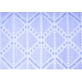 thumbnail image 1 of Ahgly Company Machine Washable Indoor Rectangle Abstract Blue Contemporary Area Rugs, 5' x 7', 1 of 4