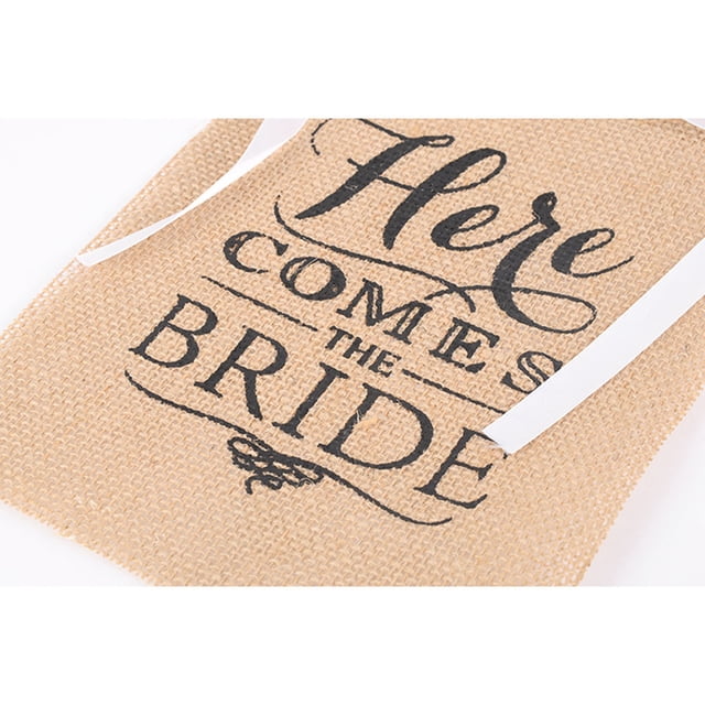 unbranded Señal Decorativa De Para Bodas Con Cordón Y De Tejido Natural