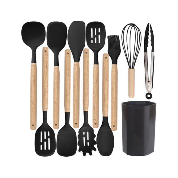User Friendly Food Grade Silicone Utensils Set Scratch Resistant Finishes Healthy Cooking Essential For Modern Kitchens