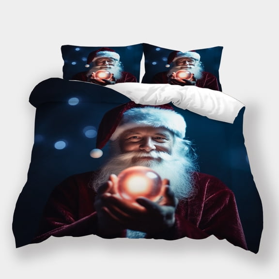 Festival Home Textiles Christmas 3D Santa Claus Bedspreads Teen Adult Highend Comforter Cover Duvet Cover