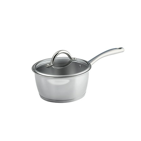 

Tramontina Gourmet Tri-Ply Base Stainless Steel 3 Quart Sauce Pan with Lid