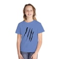 thumbnail image 3 of Effete Feline Claw Marks Scratch Youth Midweight Tee, 3 of 3