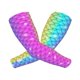 thumbnail image 1 of Fotbe Rainbow Scales2 Mangas para Brazos con Protección Solar UV- Cubrebrazos para Tatuajes – Mangas Deportivas Refrigerantes UPF 50 para Hombre y Mujer, 1 of 7