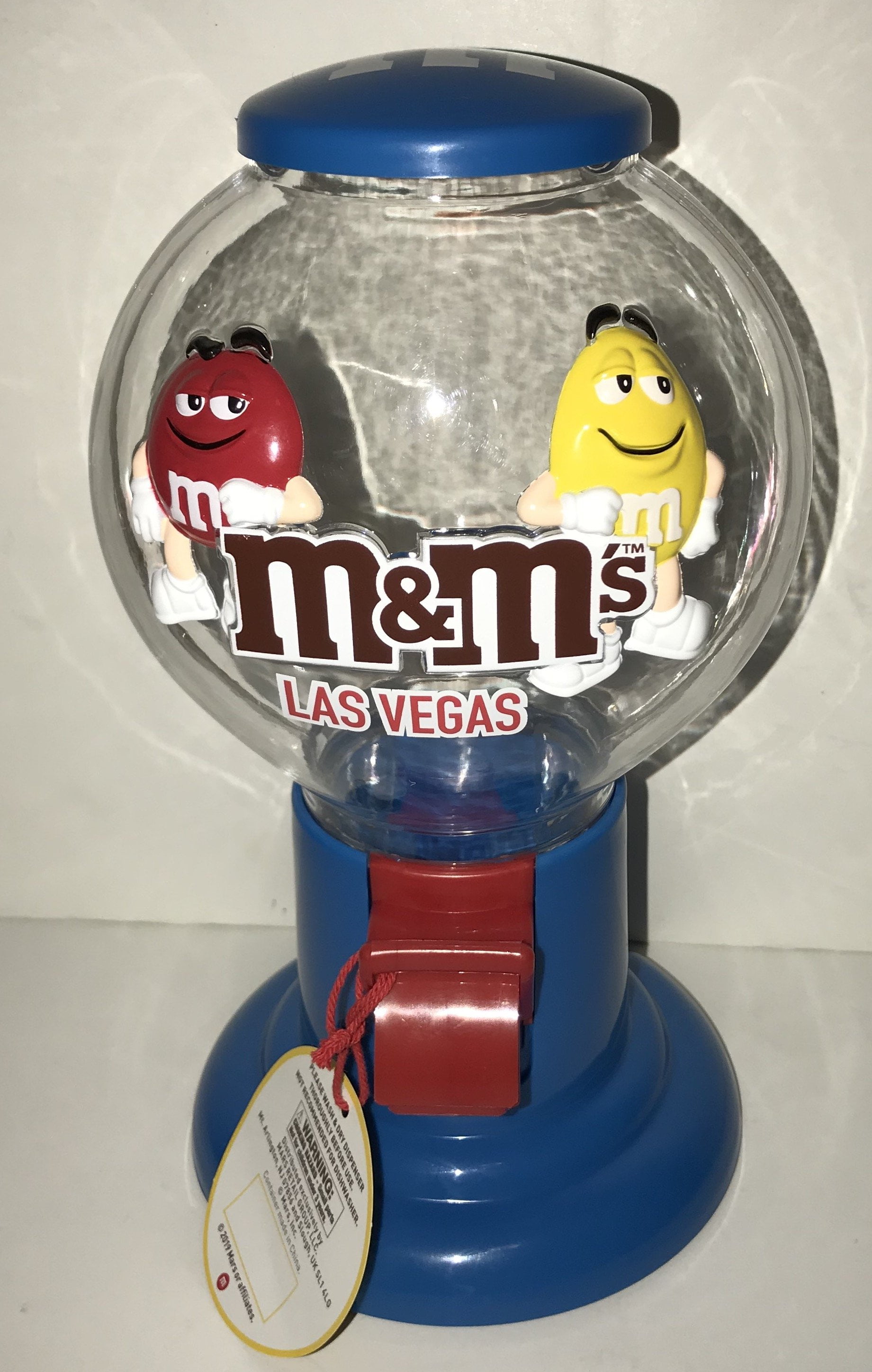 M&amp;M&amp;#39;s World Gumball Candy Dispenser Las Vegas New with Tags - Walmart.com