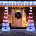 thumbnail image 4 of Costway 7 FT Outdoor Spiral Christmas Tree Pre-lit Christmas Tree with 341 LED Lights, 4 of 10