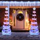 thumbnail image 4 of Costway Árbol de Navidad en Espiral Preiluminado, Árbol Artificial Iluminado con 341 Luces LED, 34 Modos de Iluminación, 4 of 5
