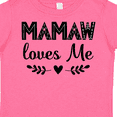 thumbnail image 4 of Inktastic Mamaw Loves Me Grandchild Girls Toddler T-Shirt, 4 of 5