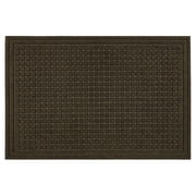 Mohawk Home Waffle Grid Impression Door Mat, Brown, 3' x 4'