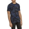 Kenneth Cole York Men's Camouflage T-Shirt Blue Size Large