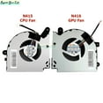 thumbnail image 1 of Laptop CPU GPU Cooling Fan Cooler for MSI Creator 17M A9SD (MS-17F3) A9SE A10SD Notebook PC Fans Radiator PAAD06015SL N416 N415 CPU GPU Both, 1 of 5
