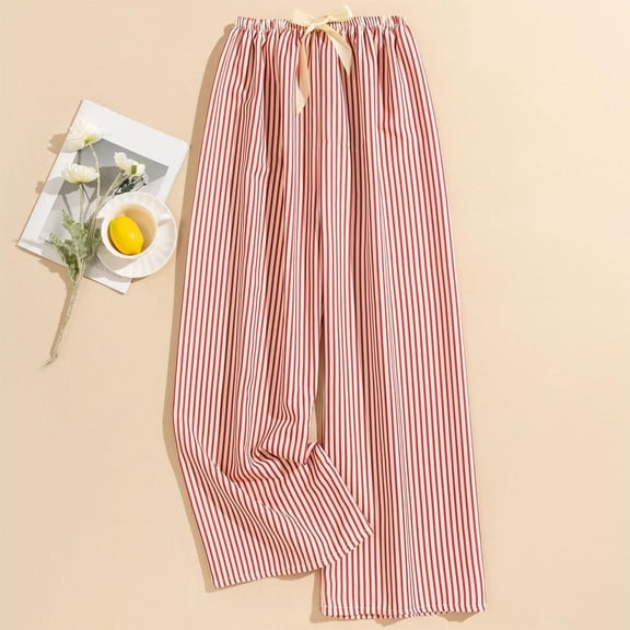 Taylonsss Womens Spring Summer Elastic Waist Printed Lounge Pants Casual Comfortable Leisure Home Wear Yoga Sport Athletic Bottoms