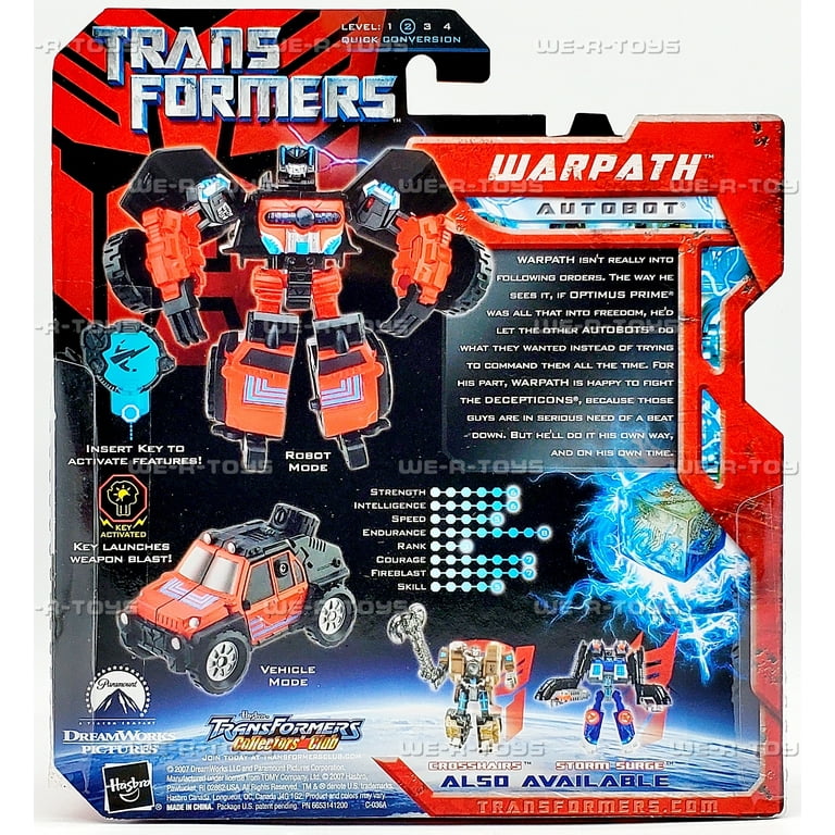[未開封] ハズブロ トランスフォーマー ウォーパス WARPATH Transformers Allspark Power Warpath Exclusive Action Figure Hasbro