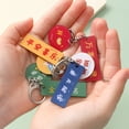 thumbnail image 2 of relayinert Key Chain Ring Fashion Cute Acrylic Door Car Keychain Holder Backpack Handbag Purse Wallet Keyring Jewelry Pendant Blue Type 2, 2 of 6