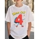 thumbnail image 2 of Girls & Boys "Back To School Watch out Number 4 Cotton Graphic Tees, Back To School Clothes Girls, Black Casual Summer Shirts, Gift For First Day of School, Round Neck Short Sleeve T-Shirt, 2 of 6
