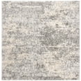 thumbnail image 2 of SAFAVIEH Berber Damian Abstract Shag Area Rug, Gray Blue/Cream, 8' x 8' Square, 2 of 8
